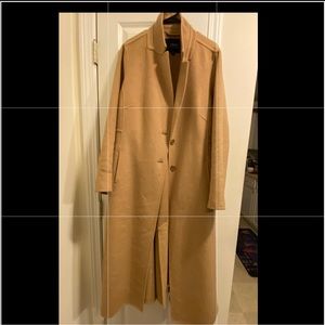 Long beige coat
